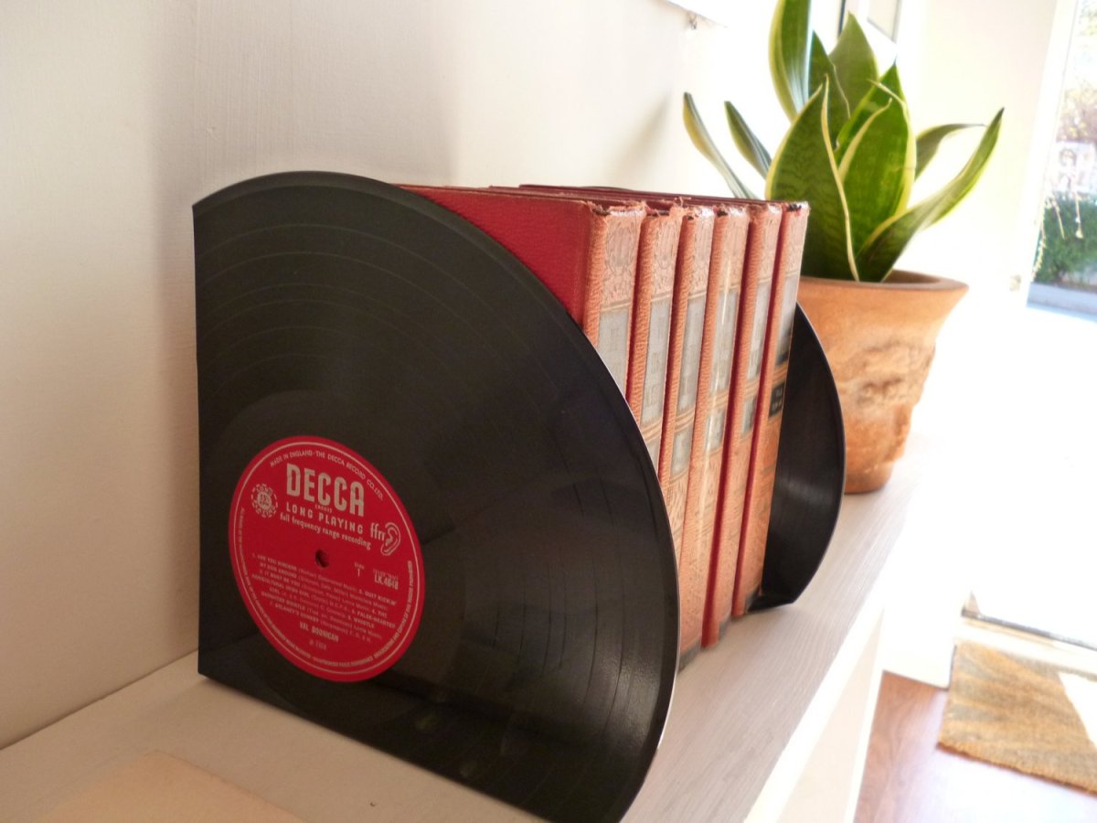 Виниловые пластинки в интерьере