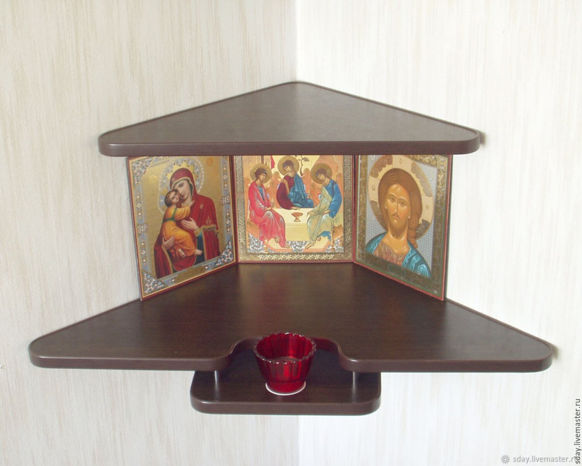 Полка для домашнего иконостаса