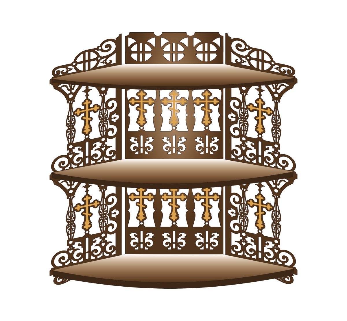 Мини иконостас пи 380-260