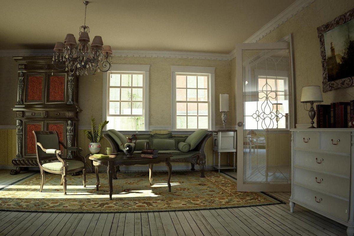 Камин рококо