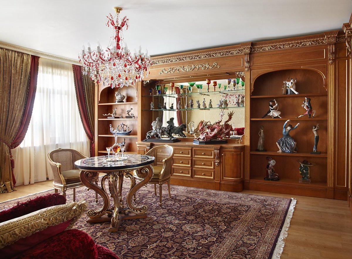 Интерьеры с антиквариатом