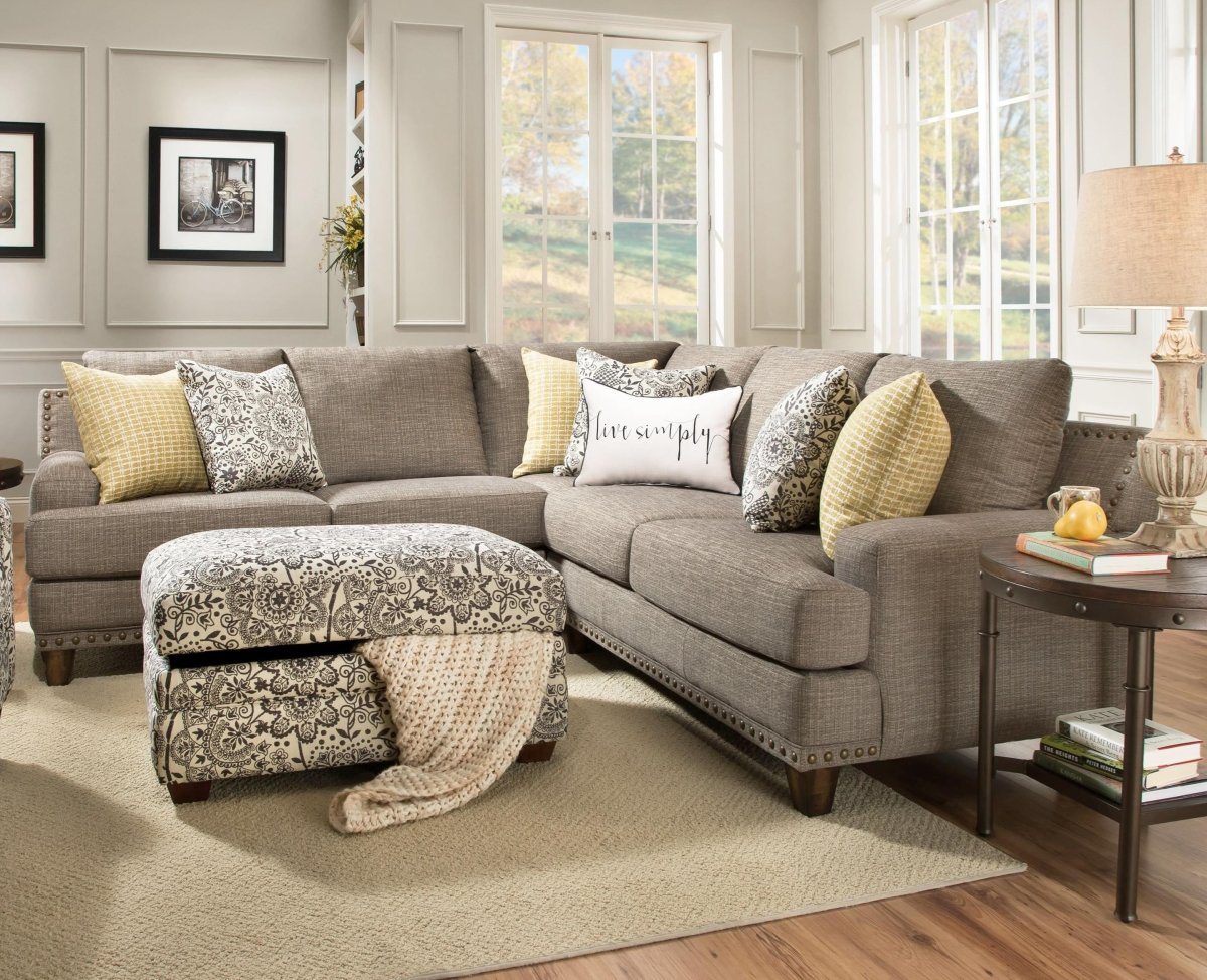 Гостиная в серо бирюзовом цвете