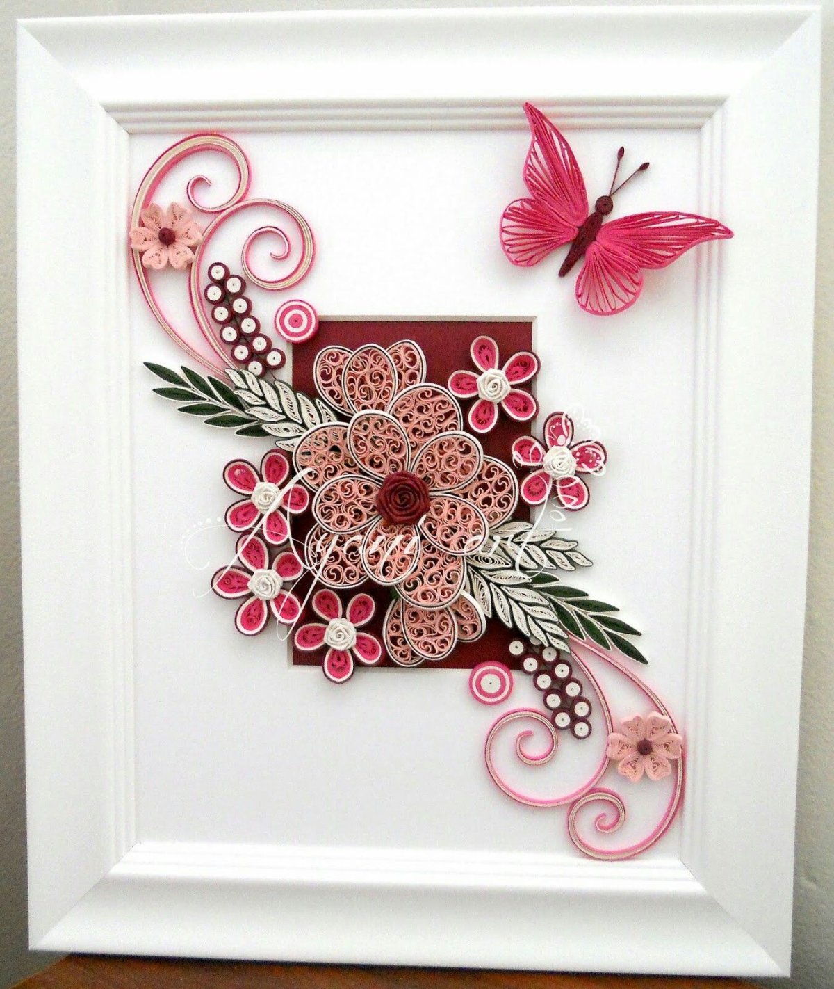 Квиллинг морская тематика