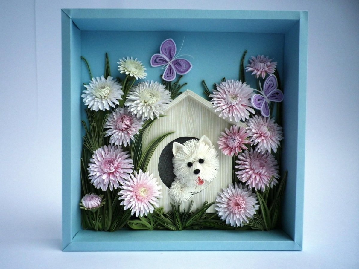 Картины из бумаги