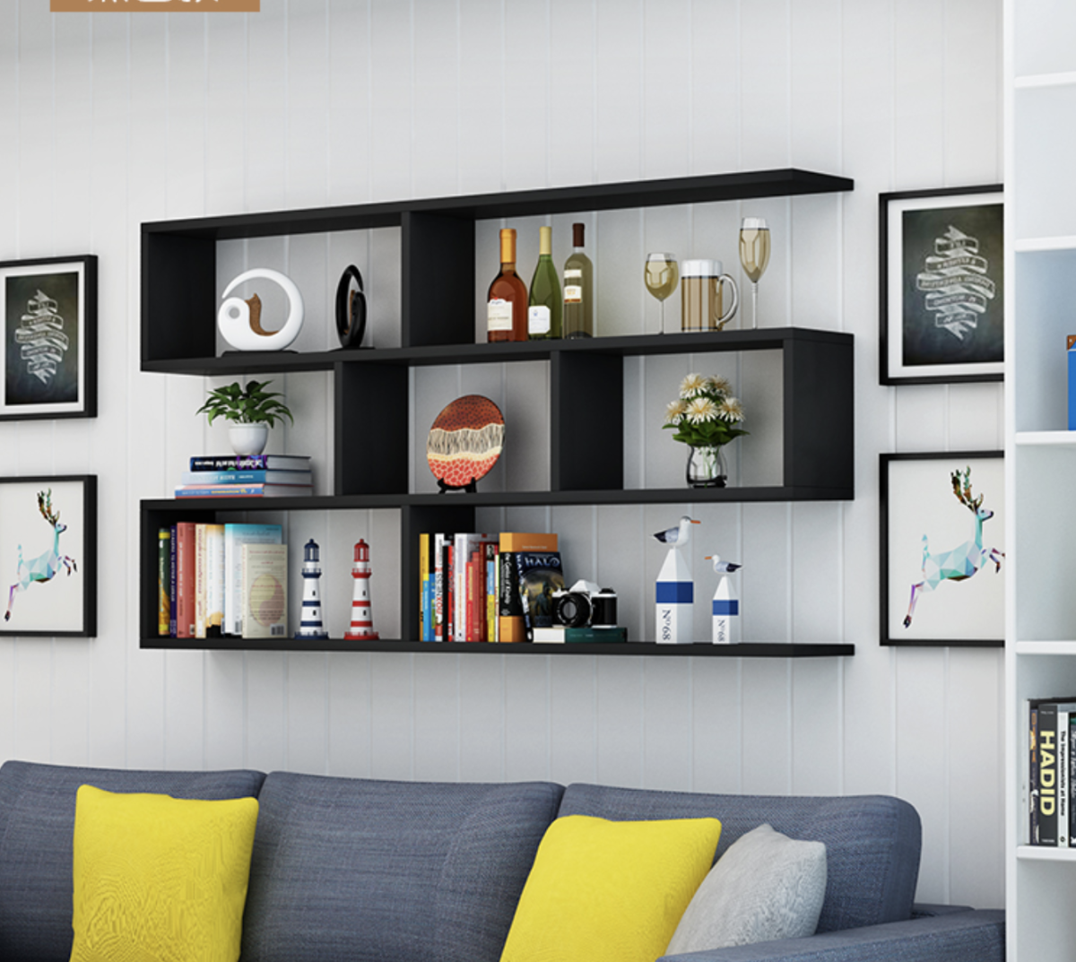 Полка с декором