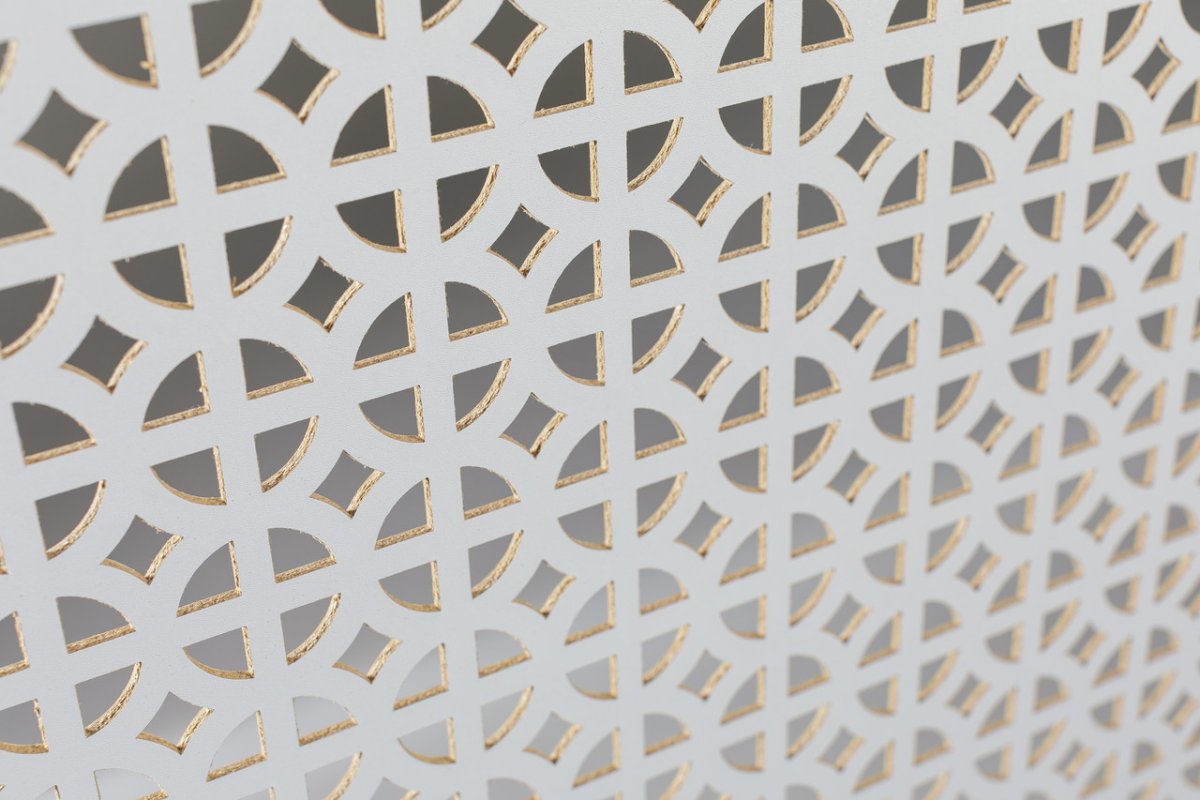 Перфорированные панели на кухне