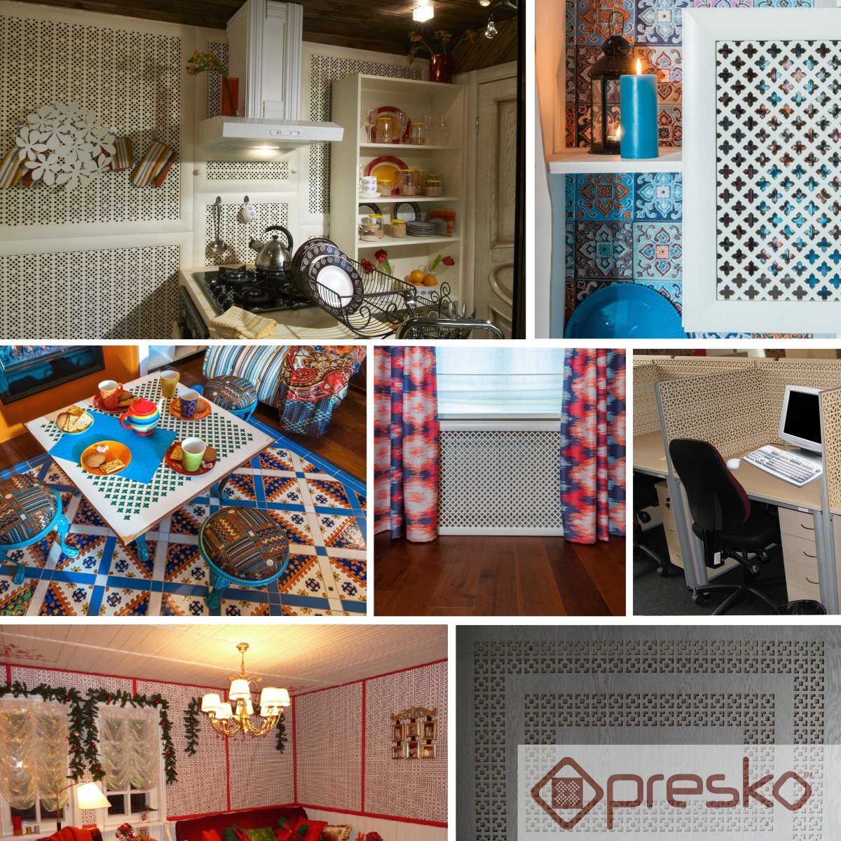 Ширма из панели ХДФ С перфорацией