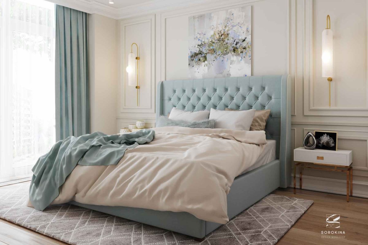 Спальня в американском стиле