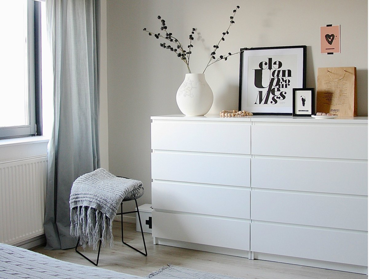 Икеа комод МАЛЬМ белый