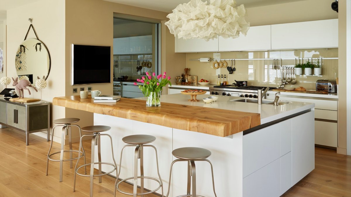 Кухня с гостинной 15кв м интерьер