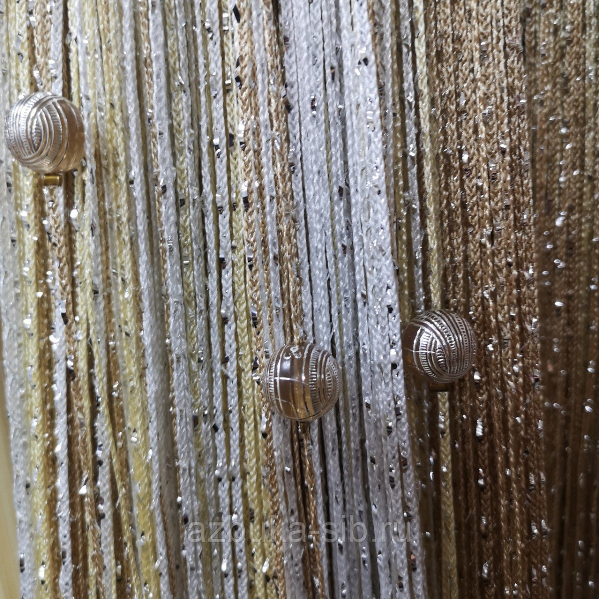 Кисея Радуга с люрексом