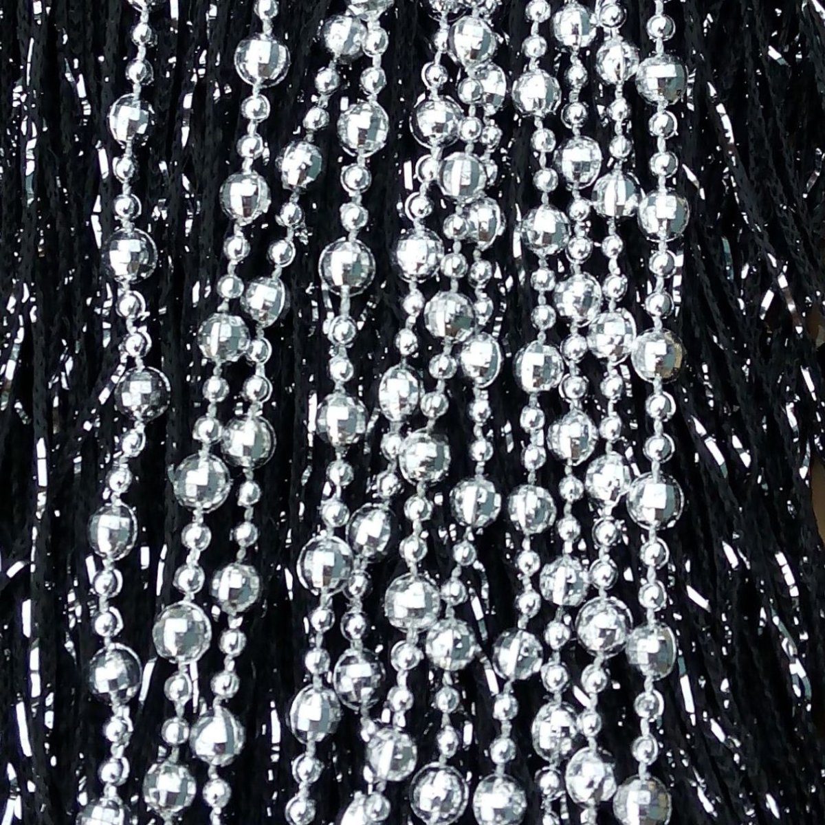 Кисея с бусами Алтекс