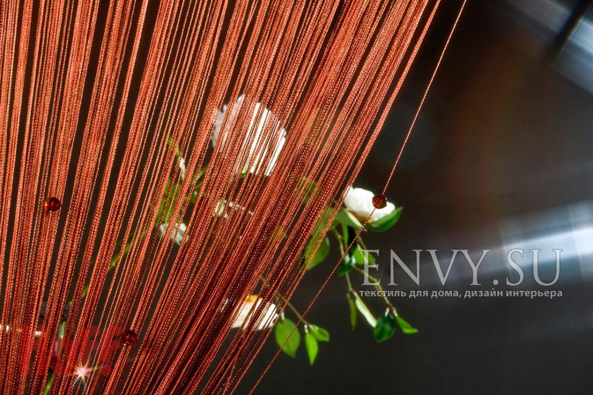 Шторы нитяные кисея Садовод