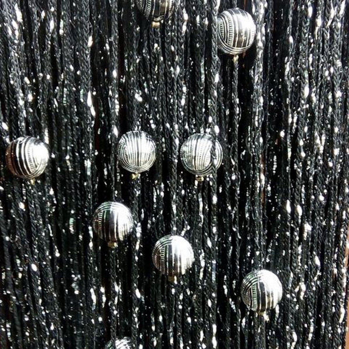 Кисея шторы нитяные дождь