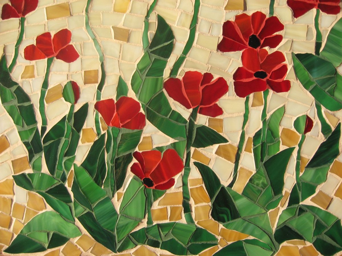 Мозаика цветы