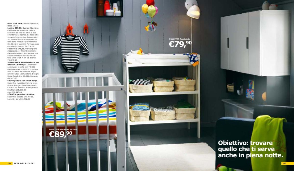 Белая детская комната для новорожденных