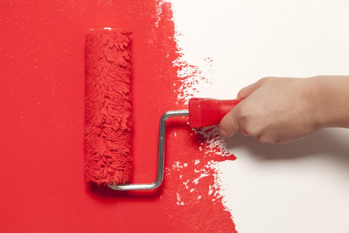 Интерьер в красных тонах