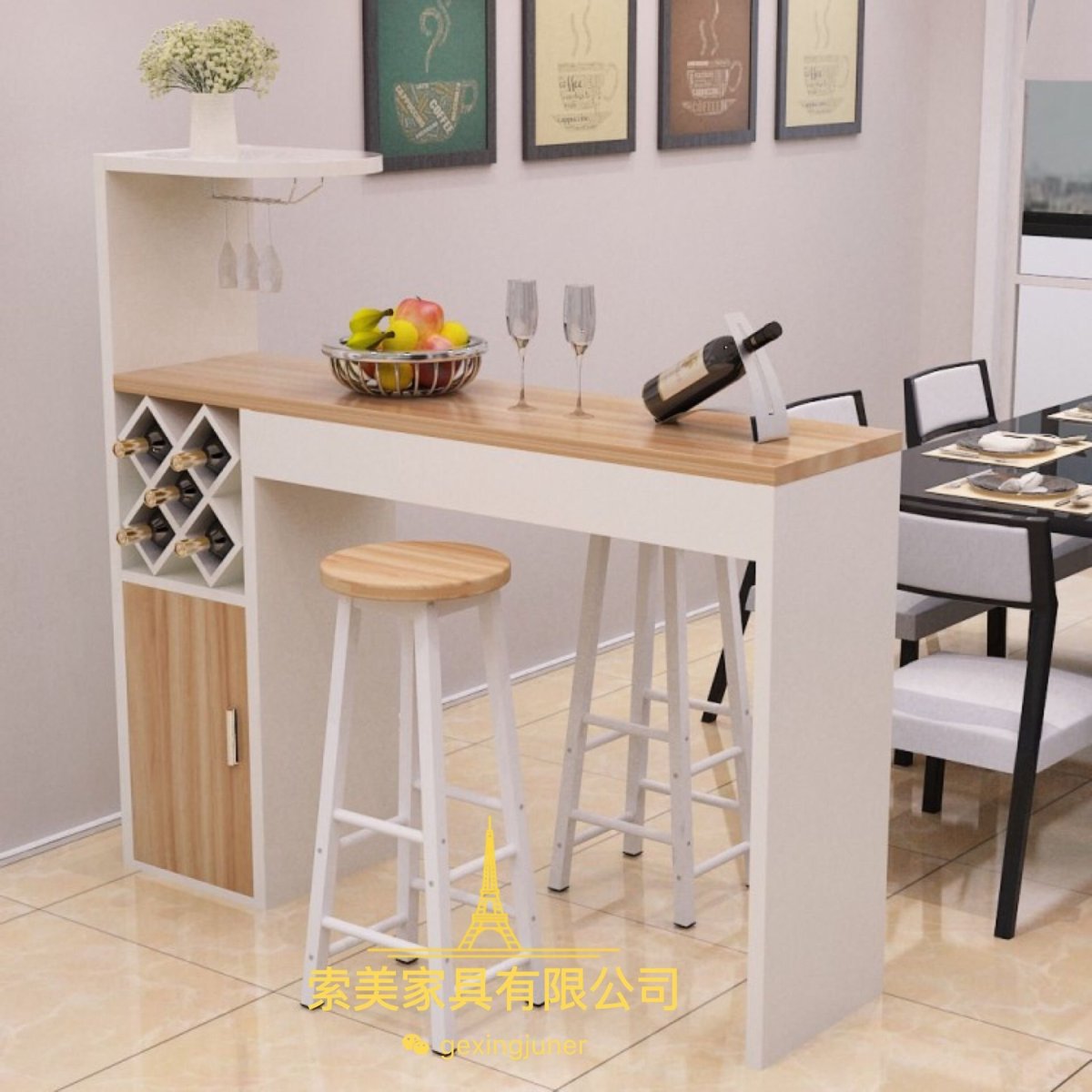 Кухня с барной стойкой интерьер не 3 д