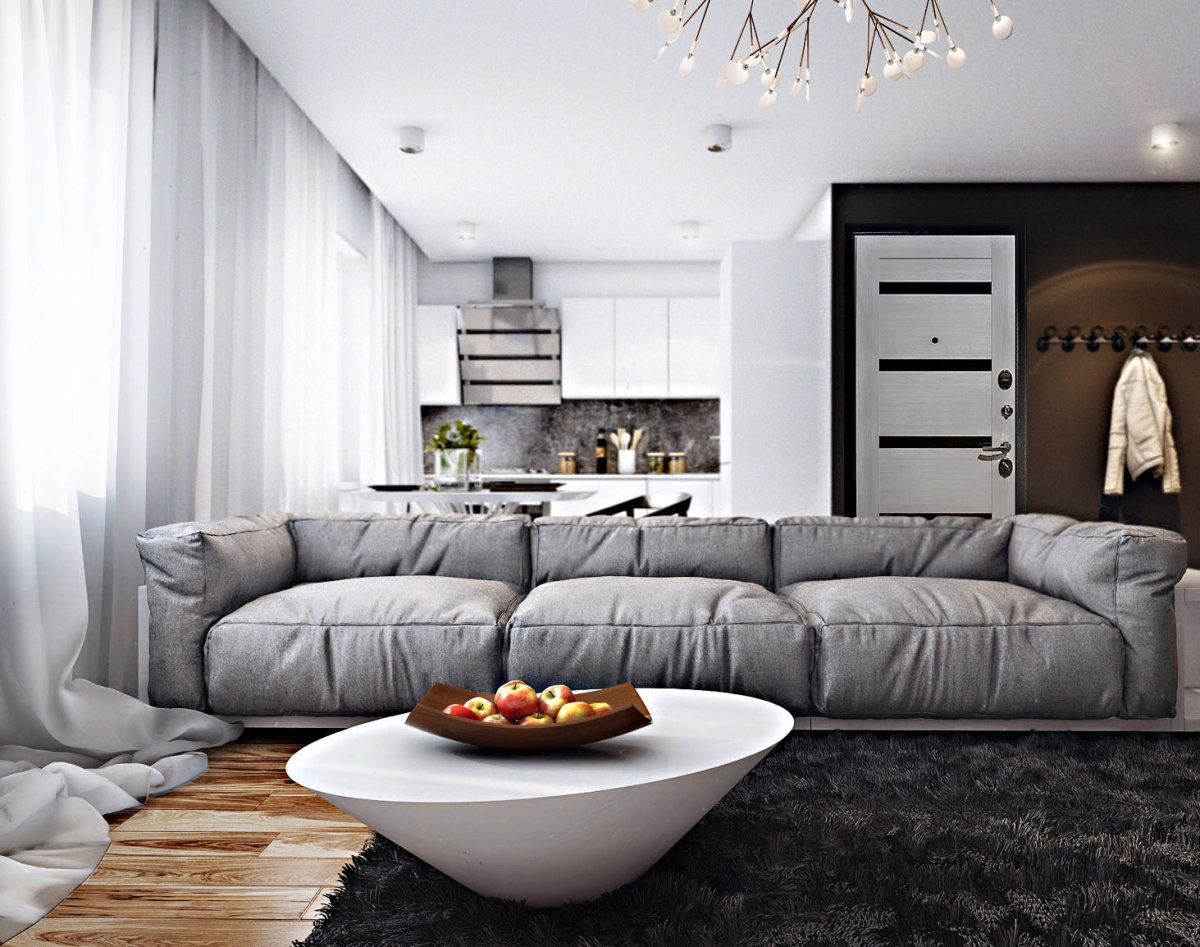 Необычные полукруглые диваны