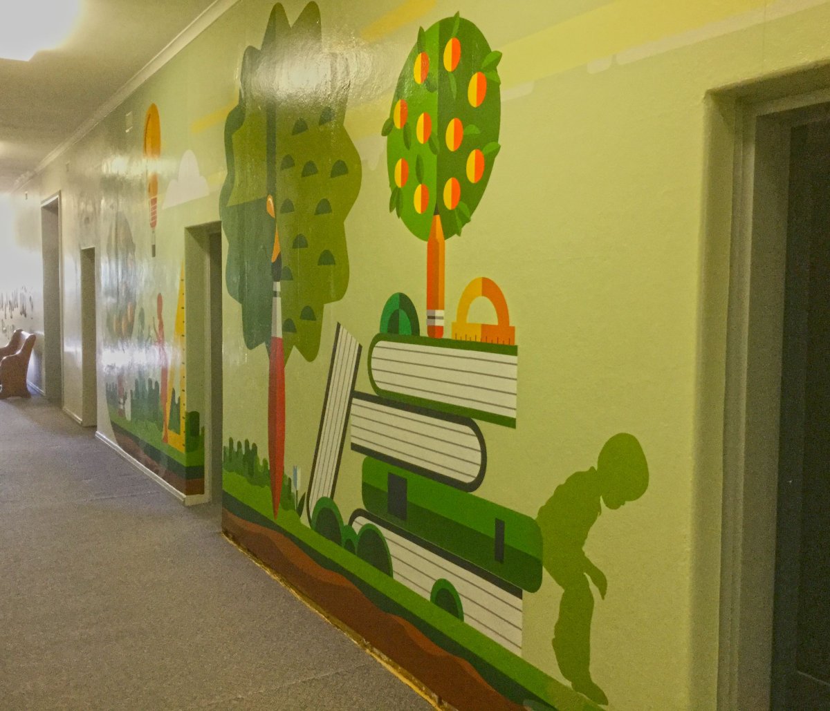 Роспись стен граффити