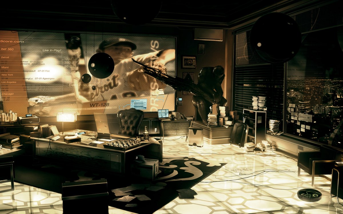 Deus ex интерьер