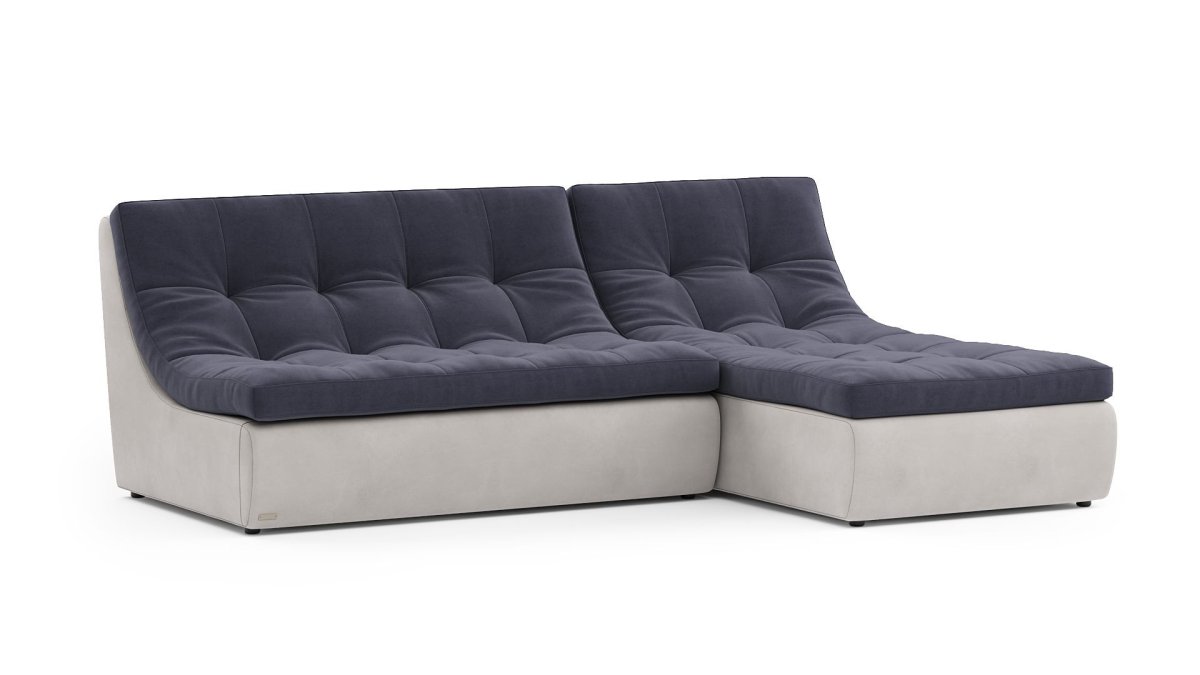 Модульный угловой диван релакс-2 лазурит