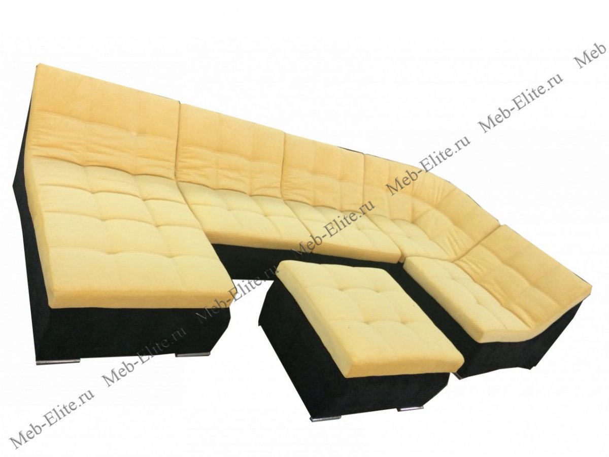 Диван релакс модульный с двумя оттоманками