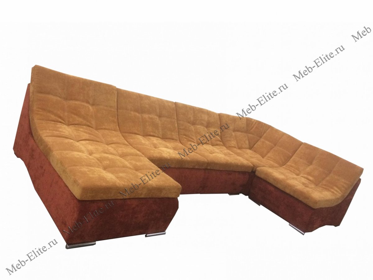 Модульный диван релакс красный