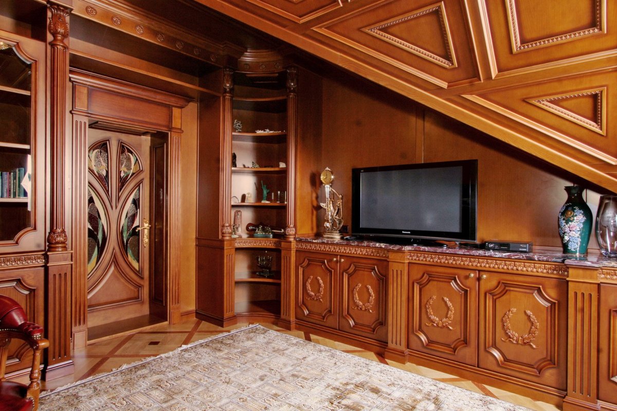 Стеновые панели из массива дерева