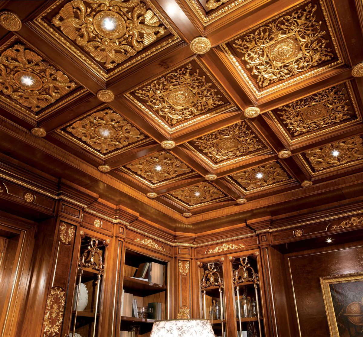 Кессонный потолок Юсуповский дворец