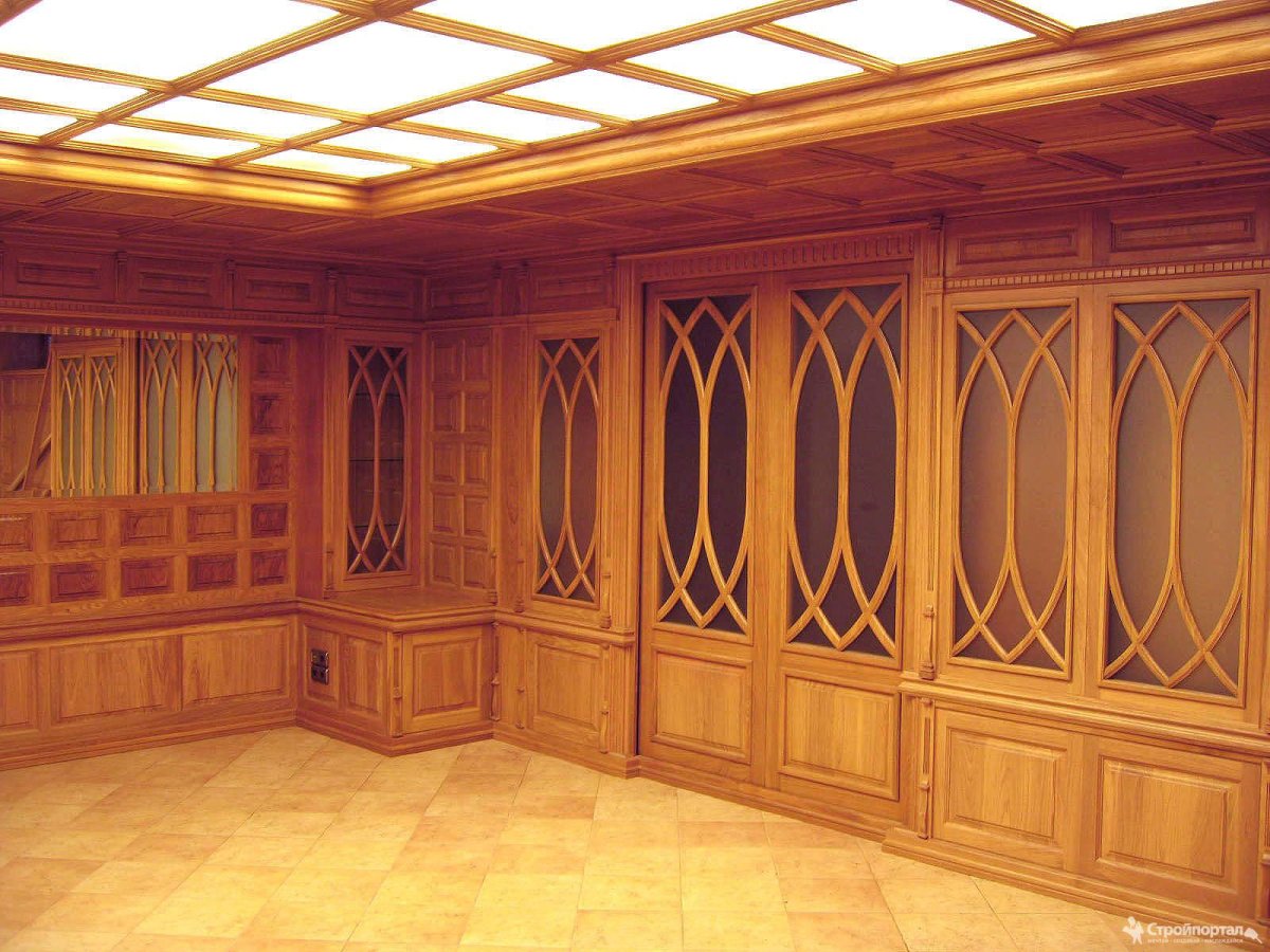 Деревянные потолочные панели