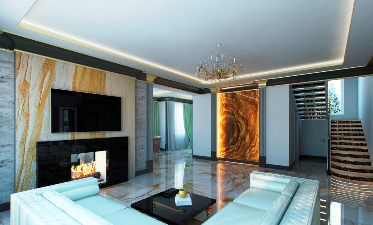 Телевизор на колонне