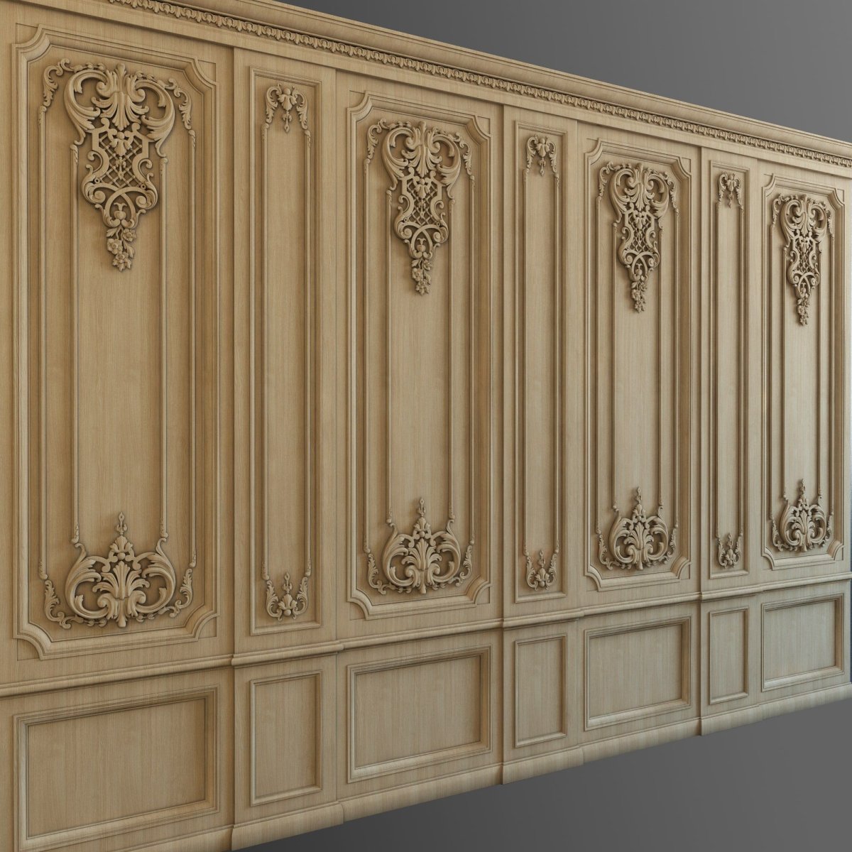 Панели буазери 3d Max