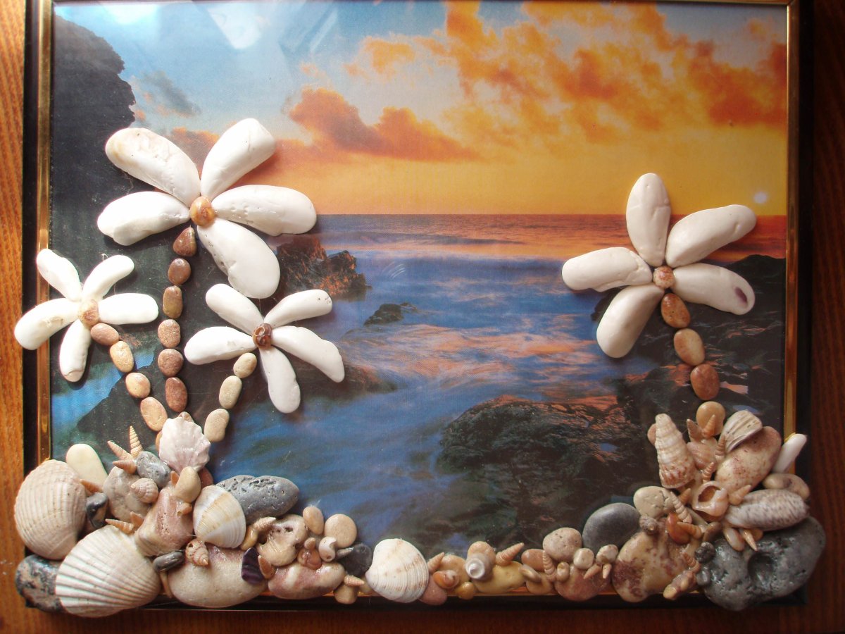 Шкатулка из ракушек