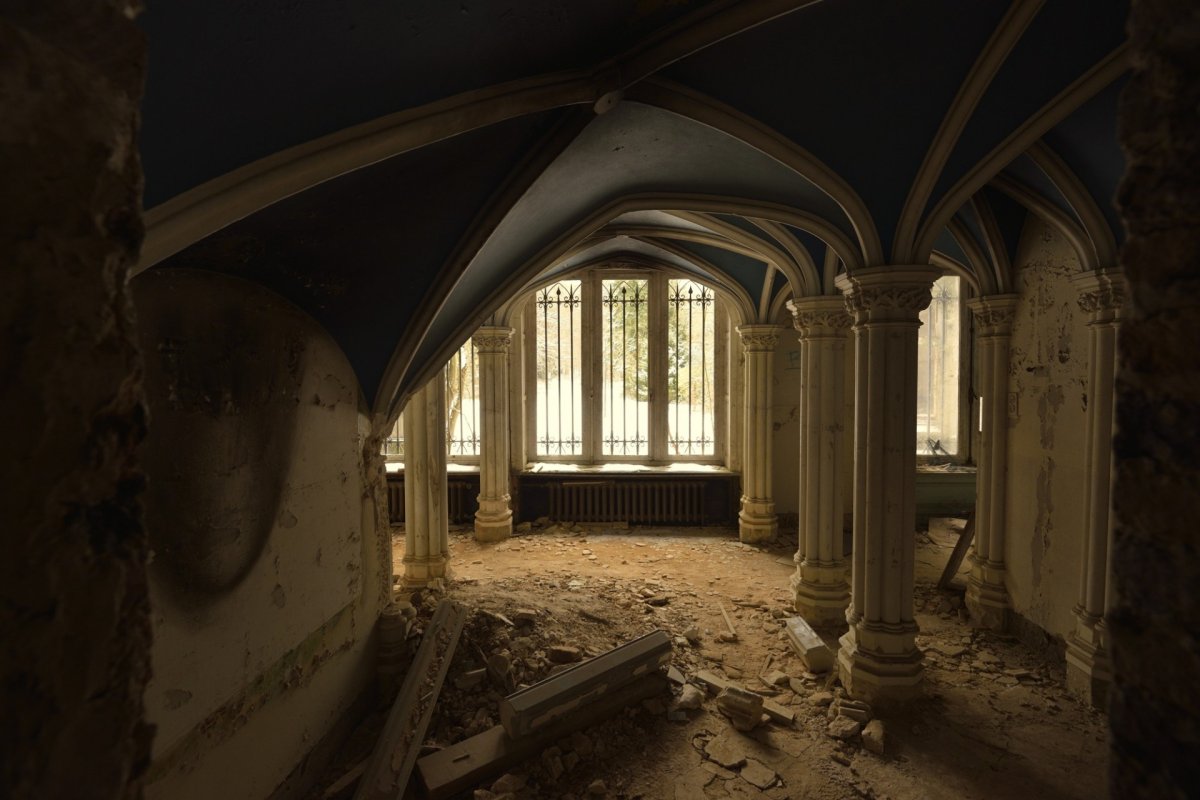 Заброшенный доктор Англия особняк