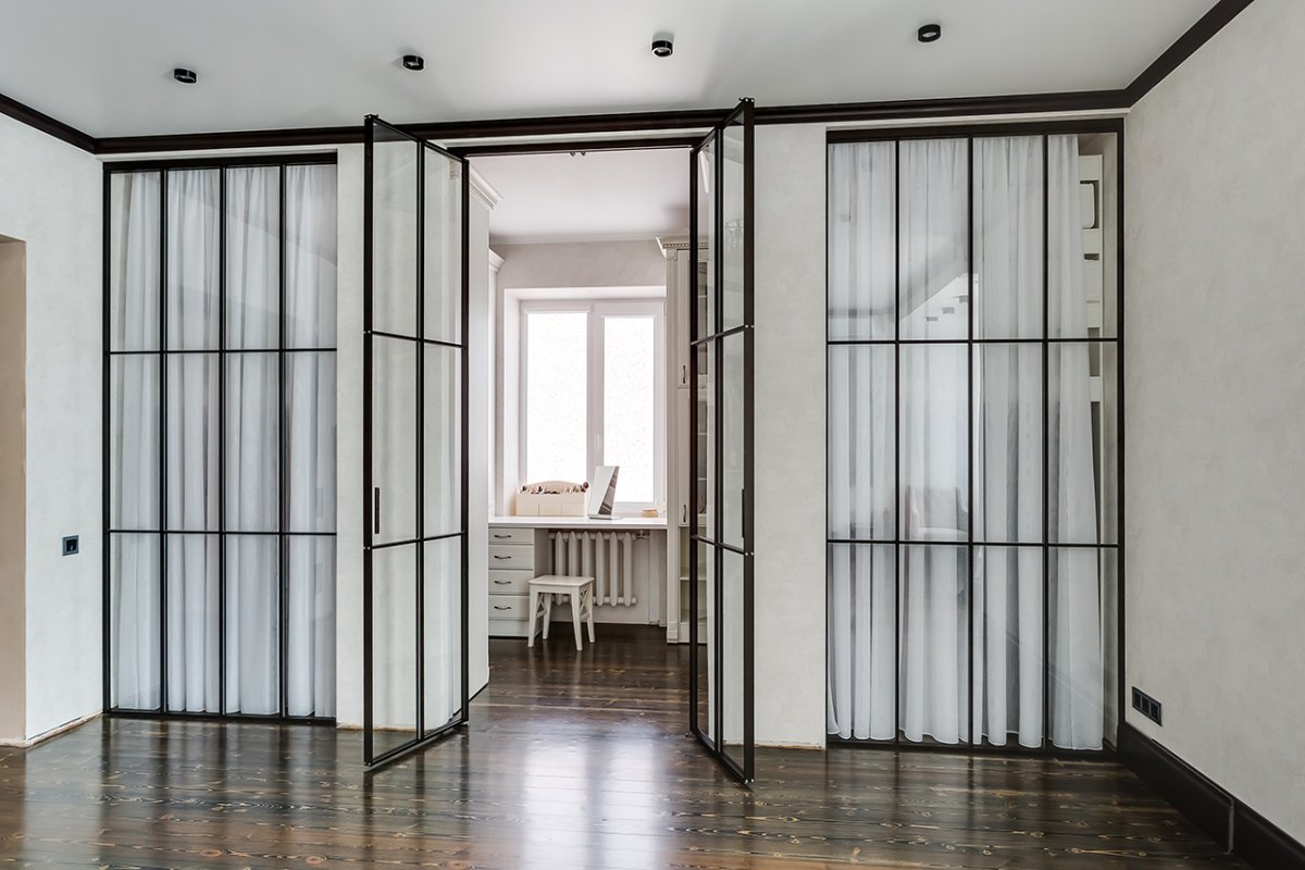 Складные перегородки межкомнатные