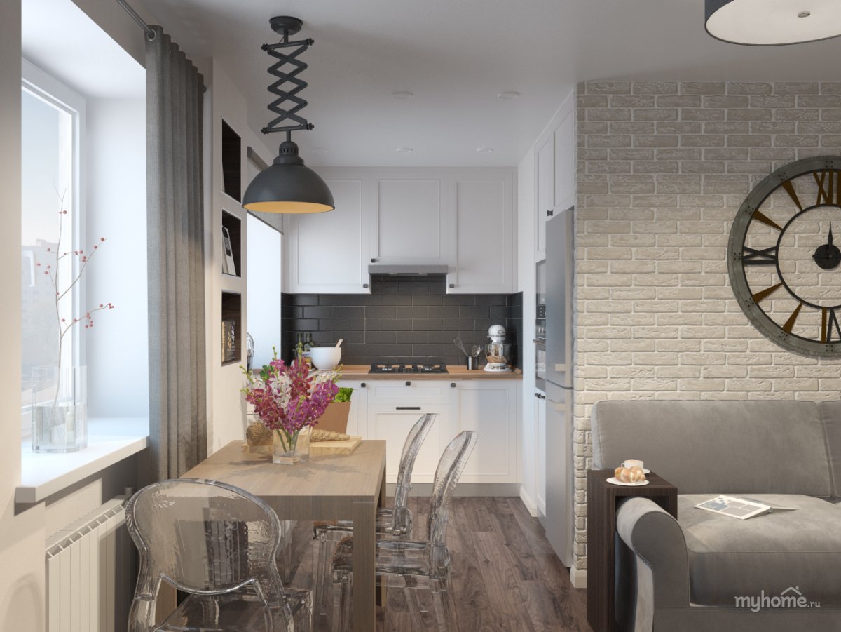 Перепланировка кухни хрущевки