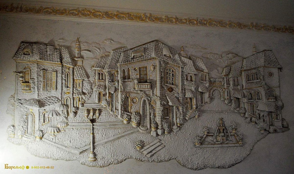 Барельеф с подсветкой