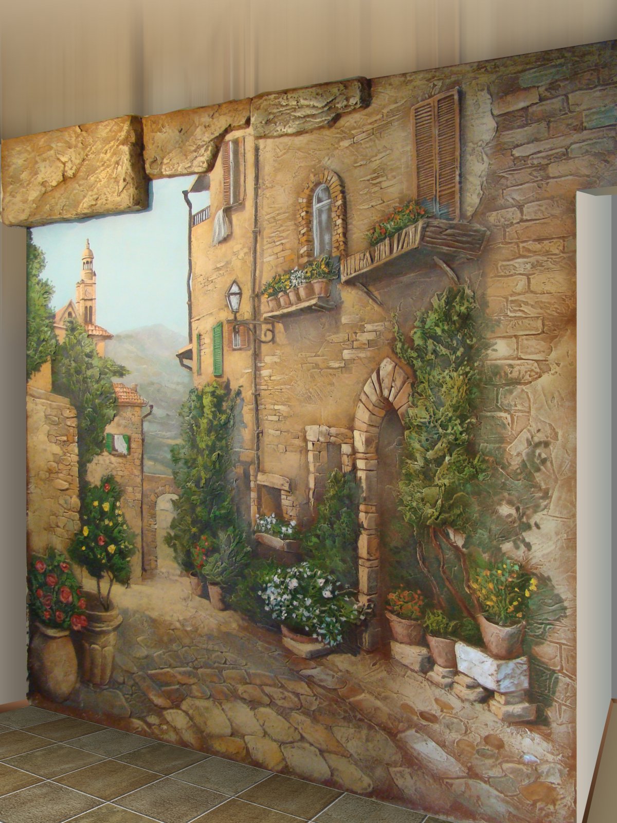 Барельеф на стене