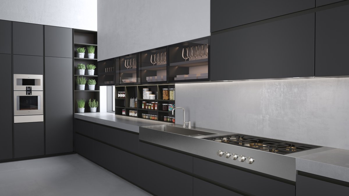 Кухня Egger серый Оникс