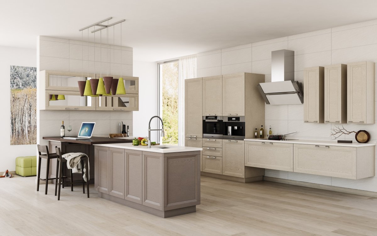 Стильные кухни Маттео зеленый луг