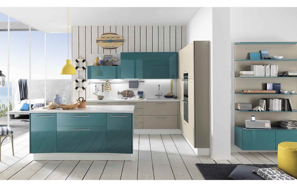 Кухня Мелани хофф голубая