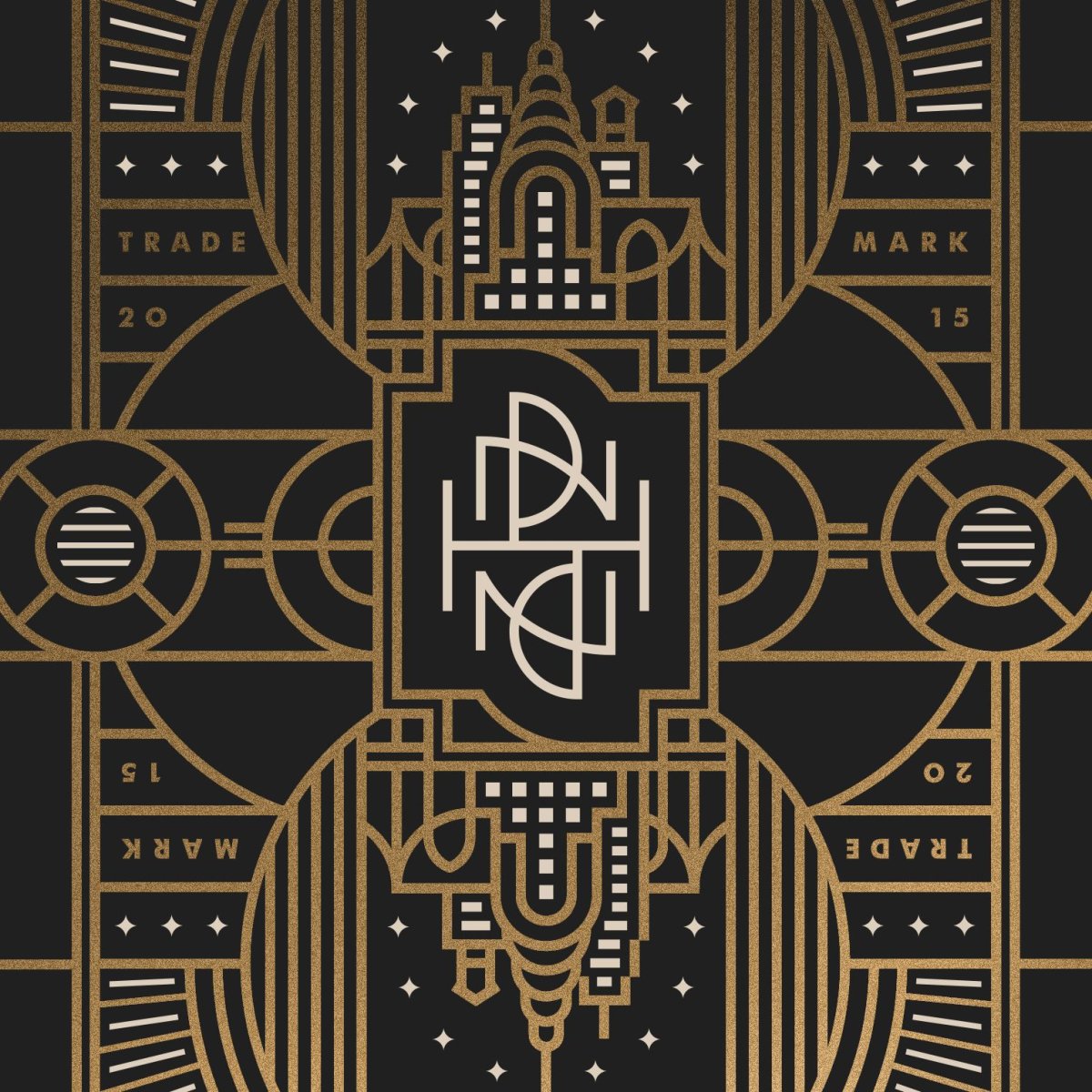 Типографика в стиле арт деко