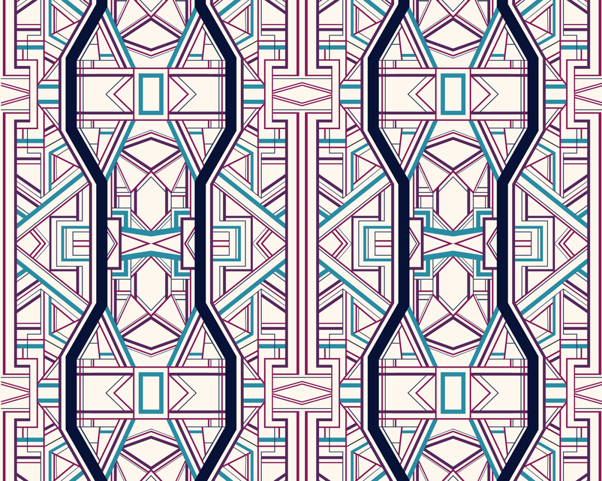 Арт деко стиль графический дизайн