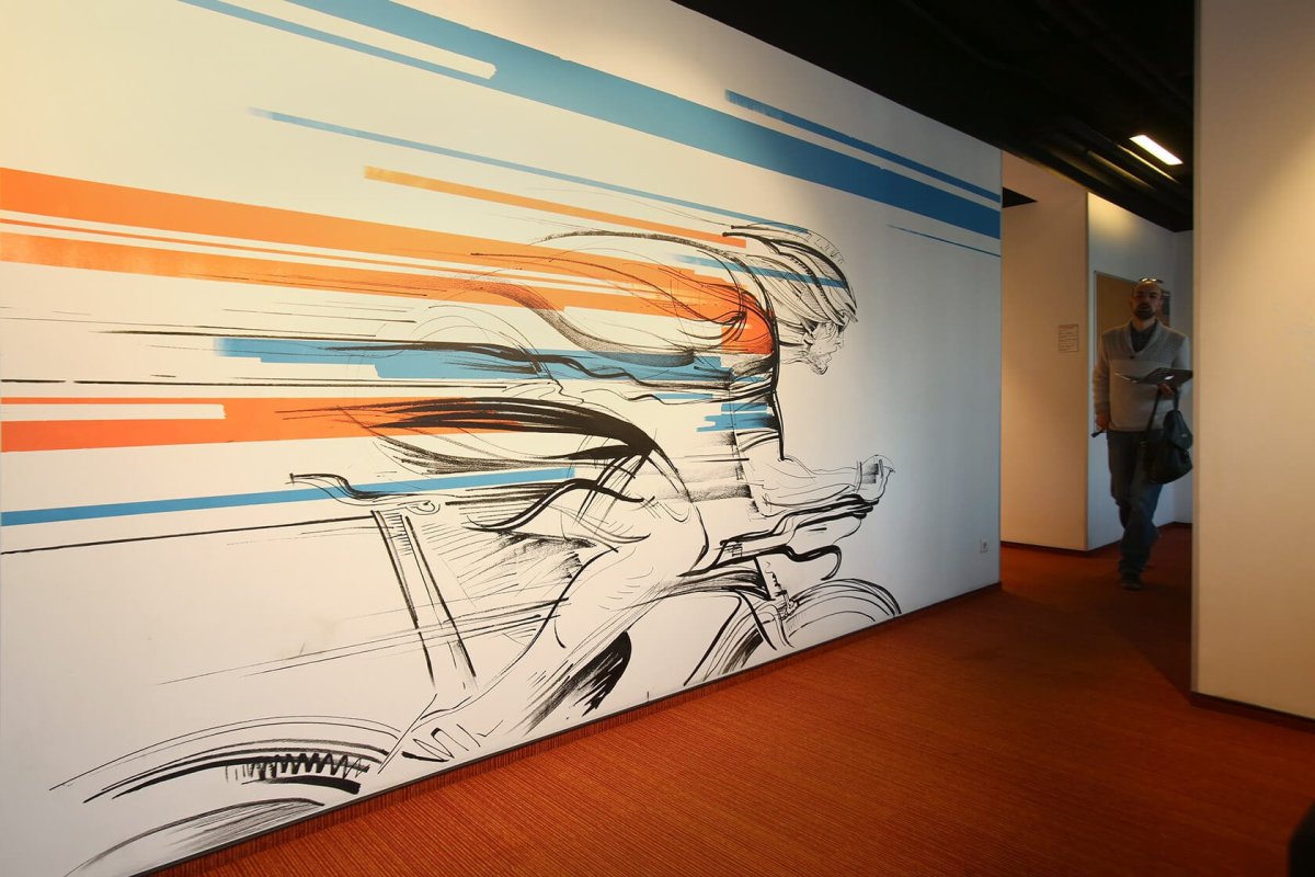 Аэрография в спортзале