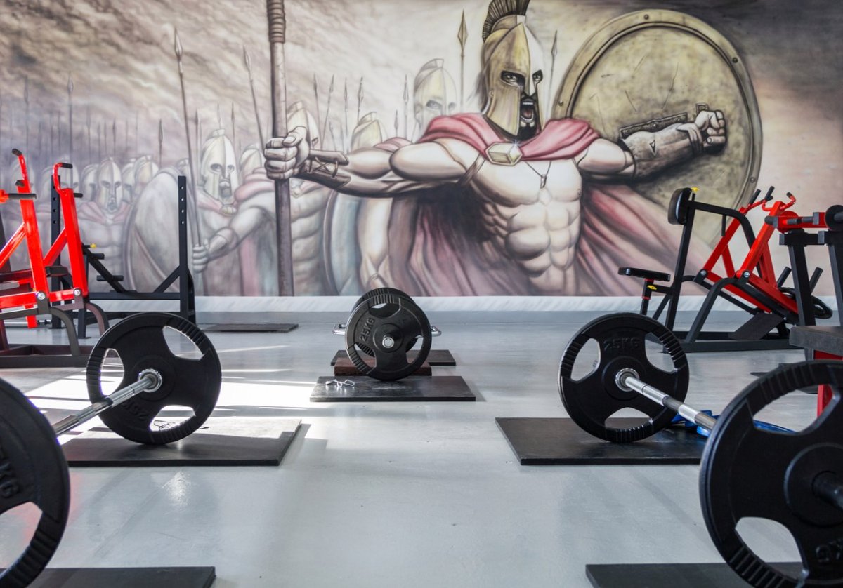 Аэрография в спортзале