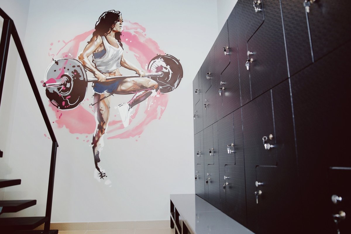 Роспись стен спорт