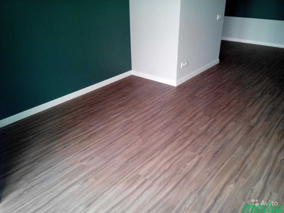 Кварцвинил без плинтуса