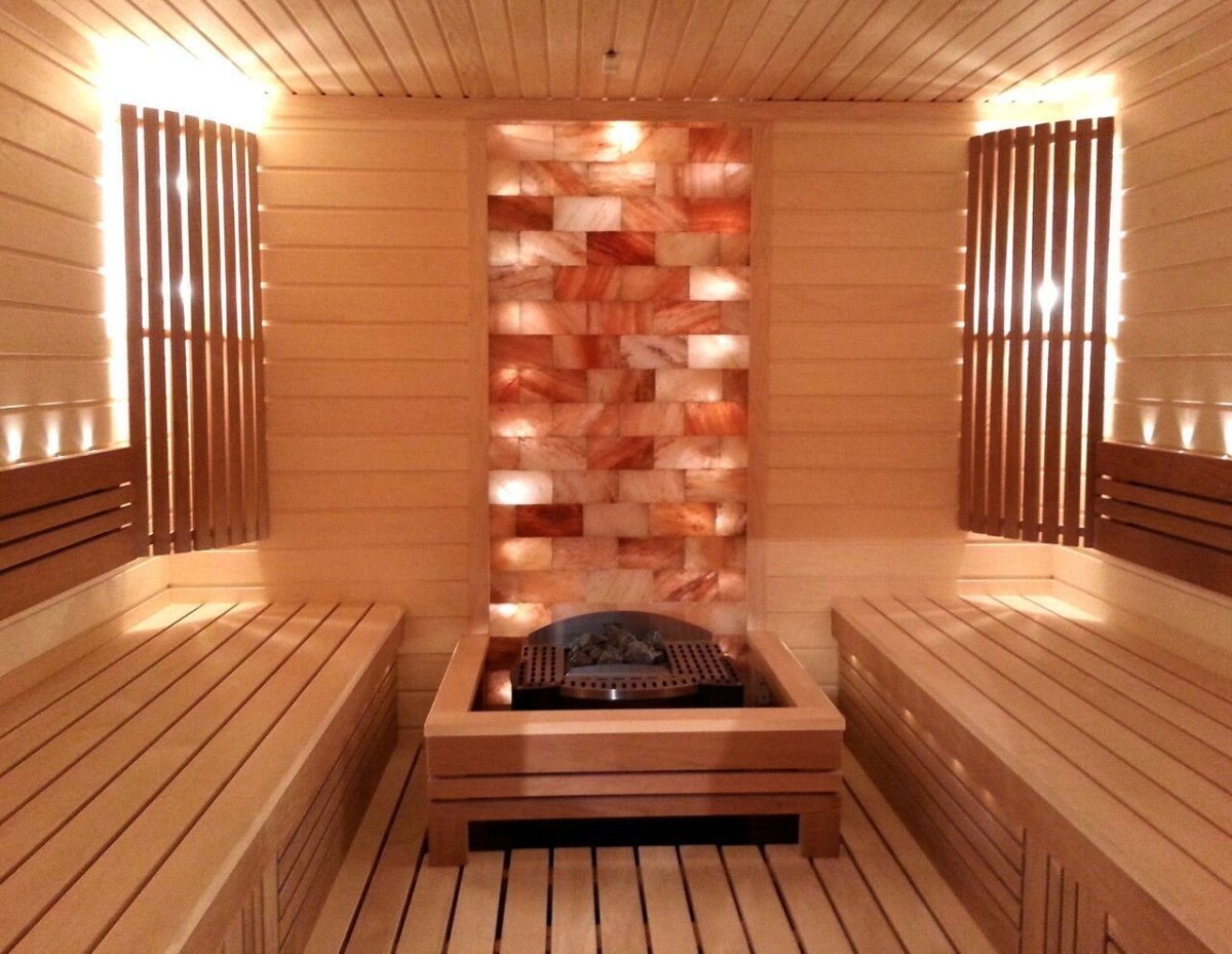 Соляная стена в парной