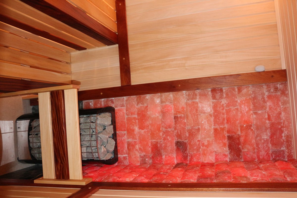 Соляная парилка гималайская соль